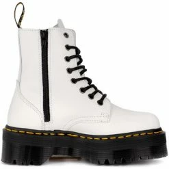 Dr. Martens Bottine amphibie modèle Jadon en cuir blanc avec semelle for Bottes Couleur Blanc -Dr. Martens Soldes Magasin 12444772 500 C