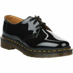 Dr. Martens Chaussures à lacets femme - - Noir verni - 36 for Baskets mode Couleur NOIR