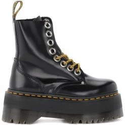 Dr. Martens Rangers Jadon Max en cuir noir for Bottes Couleur Noir