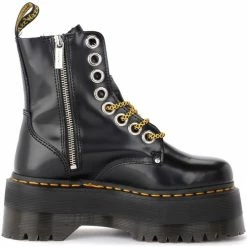 Dr. Martens Rangers Jadon Max en cuir noir for Bottes Couleur Noir -Dr. Martens Soldes Magasin 17131348 500 C