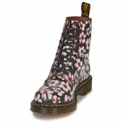 Dr. Martens 1460 PASCAL for Bottines / Boots Couleur Noir / Blanc / Rouge -Dr. Martens Soldes Magasin 18519093 500 C