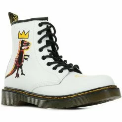 Dr. Martens 1460 x Basquiat J for Bottines / Boots Couleur blanc