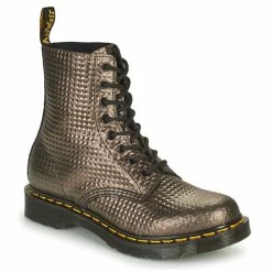 Dr. Martens 1460 PASCAL for Bottines / Boots Couleur Taupe Doré