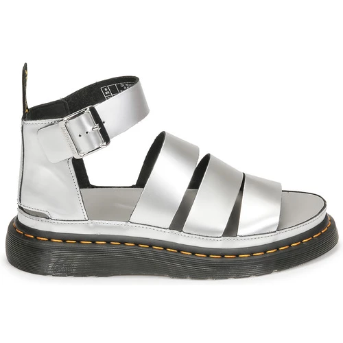 Dr. Martens CLARISSA II for Sandales et Nu-pieds Couleur Argenté 2 Dr. Martens CLARISSA II for Sandales et Nu-pieds Couleur Argenté – Image 2