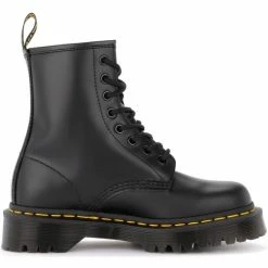 Dr. Martens Anfibio 1460 Bex Smooth in pelle nera for Bottes Couleur Noir -Dr. Martens Soldes Magasin 18691392 500 C