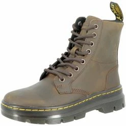 Dr. Martens COMBS LEATHER for Bottines / Boots Couleur Marron