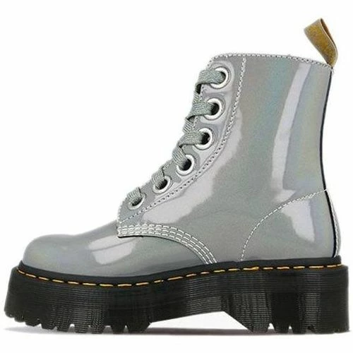 Dr. Martens Botte for Bottes Couleur Gris 2 Dr. Martens Botte for Bottes Couleur Gris – Image 2