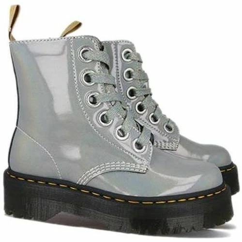 Dr. Martens Botte for Bottes Couleur Gris 3 Dr. Martens Botte for Bottes Couleur Gris – Image 3
