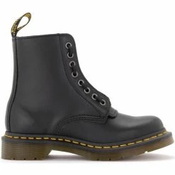 Dr. Martens Rangers Dr Martens Pascal en cuir noir avec zipper sur le for Bottines / Boots Couleur Noir