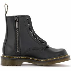 Dr. Martens Rangers Dr Martens Pascal en cuir noir avec zipper sur le for Bottines / Boots Couleur Noir -Dr. Martens Soldes Magasin 18872740 500 C