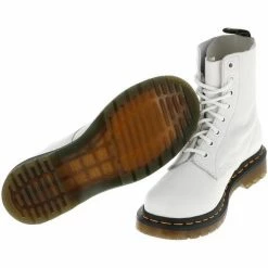 Dr. Martens Pascal blanc 8 trou for Baskets mode Couleur Blanc -Dr. Martens Soldes Magasin 19430987 500 C