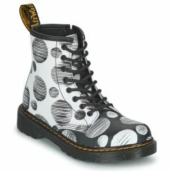 Dr. Martens 1460 J for Bottines / Boots Couleur Blanc / Gris