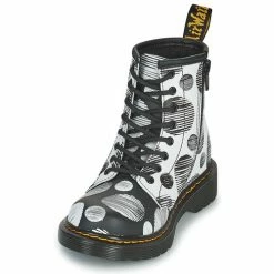 Dr. Martens 1460 J for Bottines / Boots Couleur Blanc / Gris 5 Dr. Martens 1460 J for Bottines / Boots Couleur Blanc / Gris -Dr. Martens Soldes Magasin 19905511 500 C