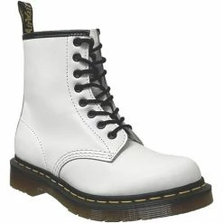 Dr. Martens 1460 smooth for Bottines / Boots Couleur Blanc cuir