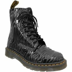 Dr. Martens 1460 pascal zebra gloss for Bottines / Boots Couleur Noir