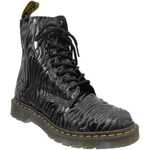 Dr. Martens 1460 pascal zebra gloss for Bottines / Boots Couleur Noir 1 Dr. Martens 1460 pascal zebra gloss for Bottines / Boots Couleur Noir