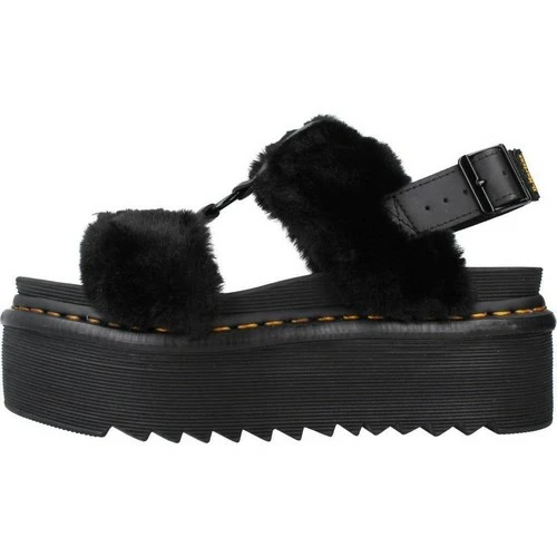 Dr. Martens FLUFFY HY for Sandales et Nu-pieds Couleur Noir 2 Dr. Martens FLUFFY HY for Sandales et Nu-pieds Couleur Noir – Image 2