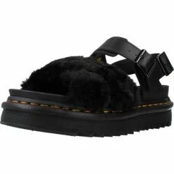 Dr. Martens VOSS II FLUFFY for Sandales et Nu-pieds Couleur Noir