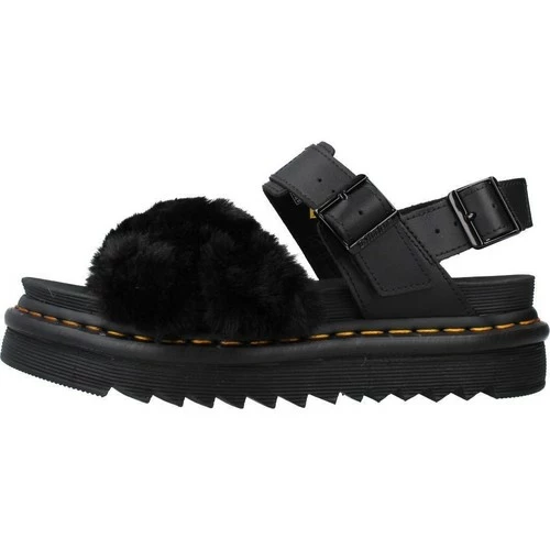 Dr. Martens VOSS II FLUFFY for Sandales et Nu-pieds Couleur Noir 2 Dr. Martens VOSS II FLUFFY for Sandales et Nu-pieds Couleur Noir – Image 2