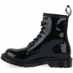 Dr. Martens 1460 MONO BLACK PATENT LAMPER for Bottes Couleur Noir -Dr. Martens Soldes Magasin 20928105 500 C