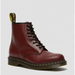 Dr. Martens dr1460smoocherry-F for Bottes Couleur Rouge