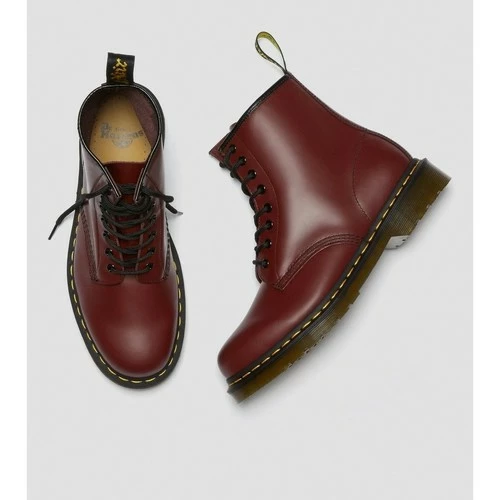 Dr. Martens dr1460smoocherry-F for Bottes Couleur Rouge 2 Dr. Martens dr1460smoocherry-F for Bottes Couleur Rouge – Image 2