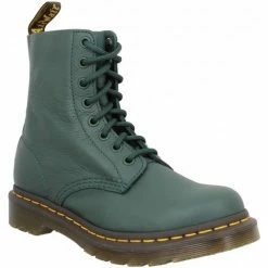 Dr. Martens 1460 Virginia Femme Pine Green for Bottines / Boots Couleur Vert