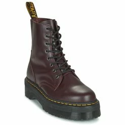 Dr. Martens JADON BURGUNDY SMOOTH for Bottines / Boots Couleur Bordeaux