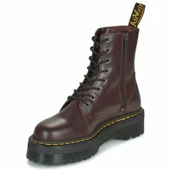 Dr. Martens JADON BURGUNDY SMOOTH for Bottines / Boots Couleur Bordeaux -Dr. Martens Soldes Magasin 21189677 500 C
