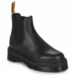 Dr. Martens VEGAN 2976 QUAD BLACK FELIX RUB OFF for Bottines / Boots Couleur Noir
