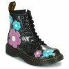 Dr. Martens 1460 J BLACK MULTI COSMIC GLITTER for Bottines / Boots Couleur Noir / Multicolore
