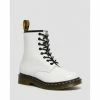 Dr. Martens 11821104 - 1460 W PATENT LAMPER-WHITE for Bottes Couleur Blanc