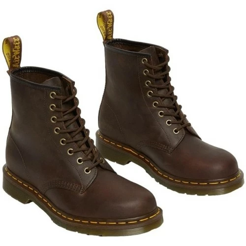 Dr. Martens 1460 Boots Crazy Horse - Dark Brown for Bottes Couleur Marron 2 Dr. Martens 1460 Boots Crazy Horse - Dark Brown for Bottes Couleur Marron – Image 2