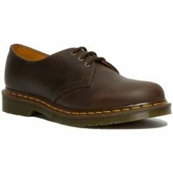 Dr. Martens 1461 Crazy Horse - Dark Brown for Derbies & Richelieu Couleur Marron