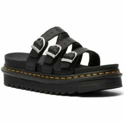 Dr. Martens BLAIRE SLIDE 25456001 for Sandales et Nu-pieds Couleur Noir