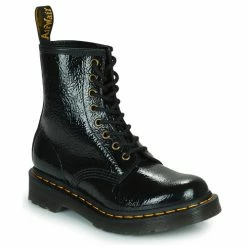 Dr. Martens 1460 DISTRESSED PATENT for Bottines / Boots Couleur Noir