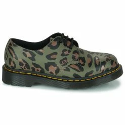 Dr. Martens 1461 SMOOTH DISTORTED LEOPARD for Bottines / Boots Couleur Kaki -Dr. Martens Soldes Magasin 22554983 500 B