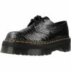 Dr. Martens 1461 QUAD CROC GUNMETAL for Derbies & Richelieu Couleur Noir