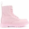 Dr. Martens Boots 1460 Pascal Virginia en cuir rose for Bottes Couleur Rose