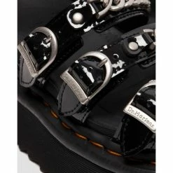 Dr. Martens Blaire ii quad chain for Sandales et Nu-pieds Couleur Noir -Dr. Martens Soldes Magasin 23154227 500 C