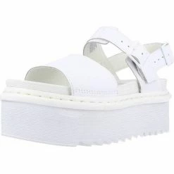 Dr. Martens VOSS QUAD WHITE HYDRO LEAT for Sandales et Nu-pieds Couleur Blanc