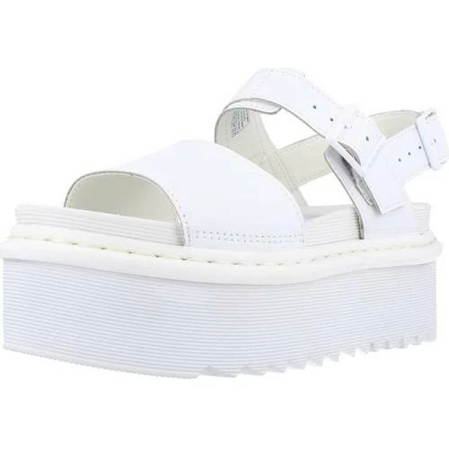 Dr. Martens VOSS QUAD WHITE HYDRO LEAT for Sandales et Nu-pieds Couleur Blanc 1 Dr. Martens VOSS QUAD WHITE HYDRO LEAT for Sandales et Nu-pieds Couleur Blanc