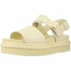 Dr. Martens VOSS M0NO TOILE CREAM HYDR for Sandales et Nu-pieds Couleur Jaune