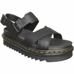 Dr. Martens Voss ll for Sandales et Nu-pieds Couleur Noir cuir