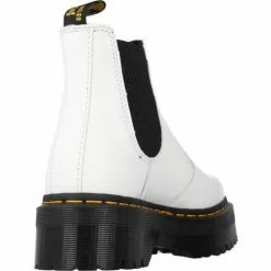 Dr. Martens QUAD SM0OTH for Bottines / Boots Couleur Blanc -Dr. Martens Soldes Magasin 23726189 500 C