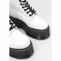 Dr. Martens 1460 Pascal Max Optical White Pisa for Bottes Couleur Blanc -Dr. Martens Soldes Magasin 23813613 500 C