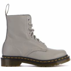 Dr. Martens Boots 1460 Pascal Virginia grises for Bottines / Boots Couleur Gris