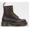 Dr. Martens 1460 Bex Dark Brown Crazy Horse for Bottes Couleur Marron