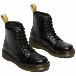 Dr. Martens Kids Boots 1460 Vegan J - Black for Baskets mode Couleur Noir -Dr. Martens Soldes Magasin 24061357 500 C