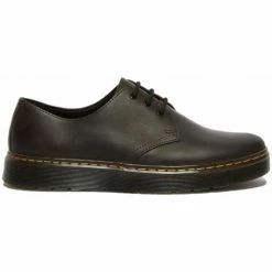 Dr. Martens Shoes Thurston Lo Crazy Horse - Dark Brown for Derbies & Richelieu Couleur Marron